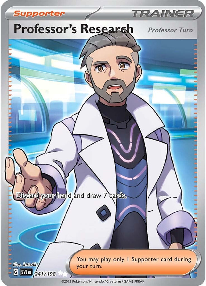 Professor's Research (Professor Turo) (241/198) [Scarlet & Violet: Base Set]