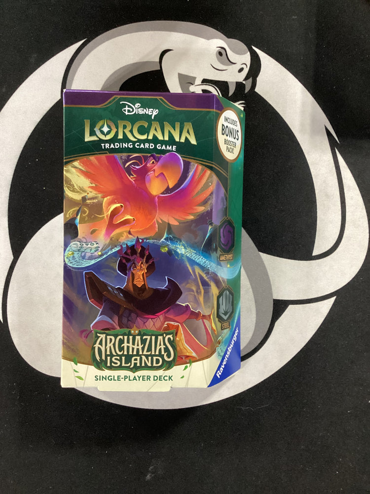 Disney Lorcana Archazias Island Starter Deck Amethyst & Steel