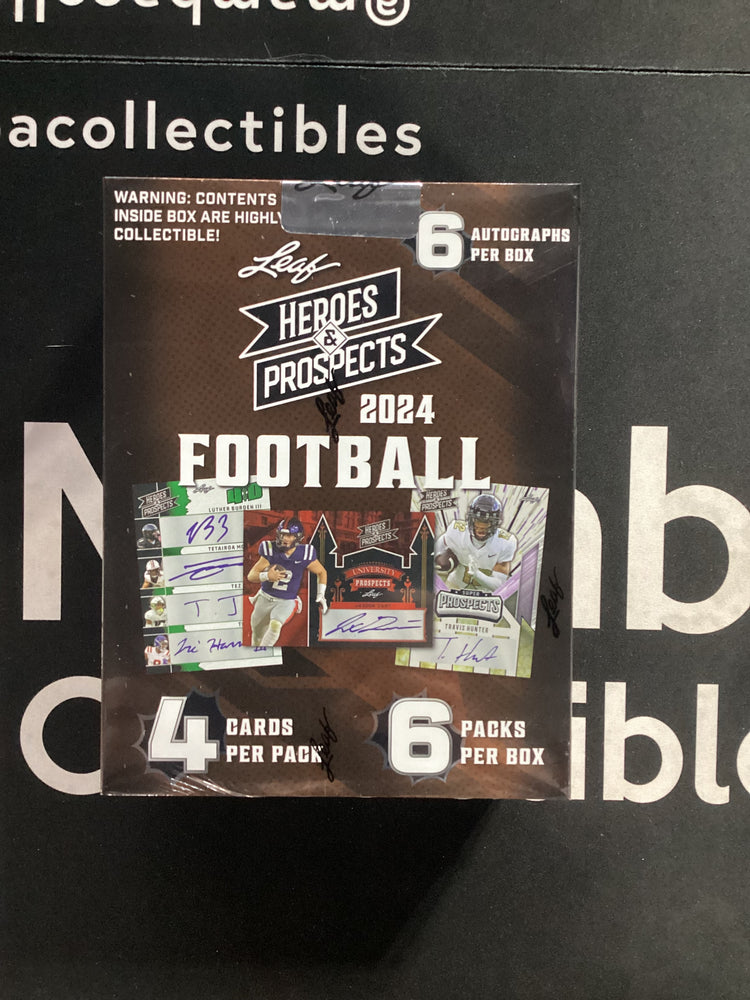 2024 Leaf Heroes & Prospects Football Hobby