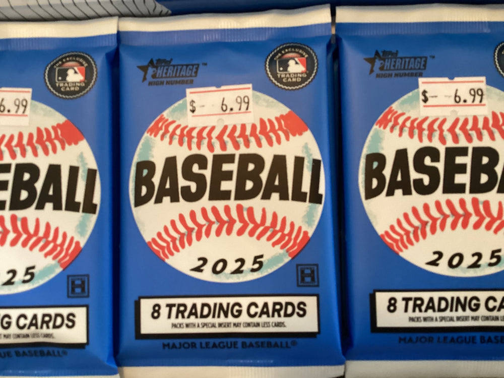 2025 Topps Heritage High Number Baseball Hobby Pack