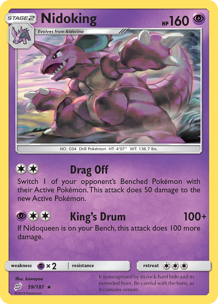 Nidoking (59/181) [Sun & Moon: Team Up]