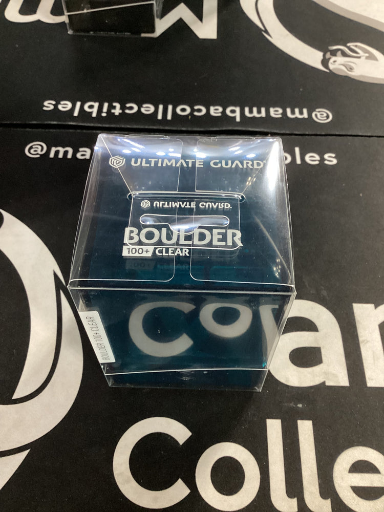 Ultimate Guard Boulder 100+ Clear Deck Case (Malachite)