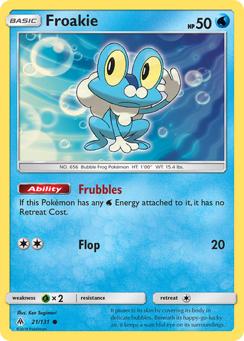 Froakie (21/131) [Sun & Moon: Forbidden Light]