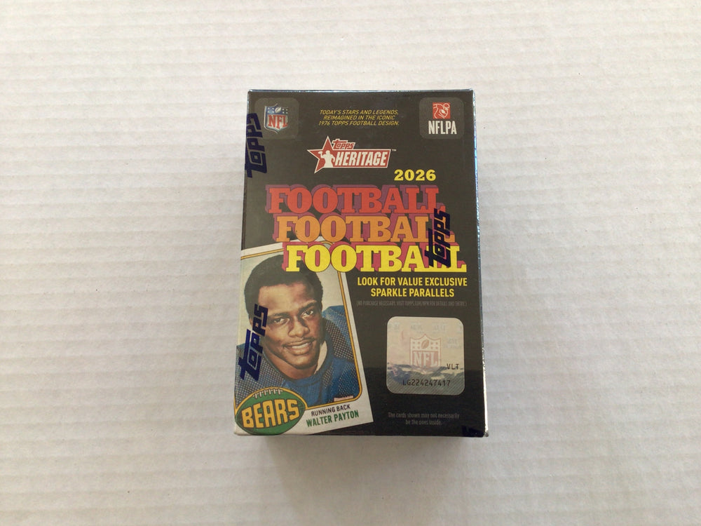 2026 Topps Heritage Football Blaster