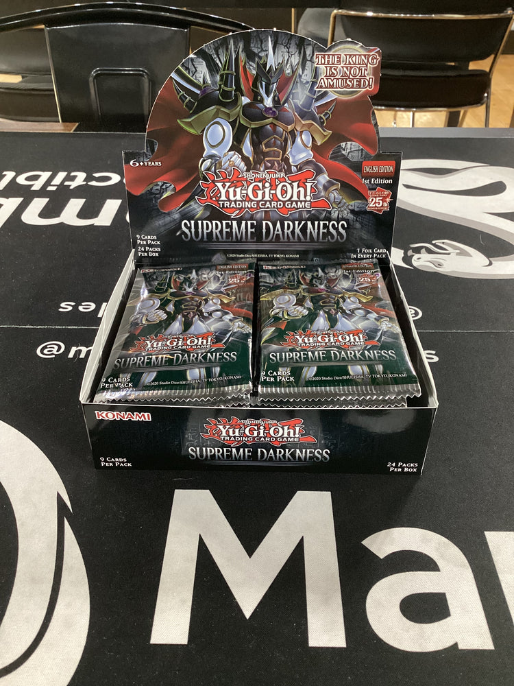 Yugioh 1st Edition Supreme Darkness Booster Pack