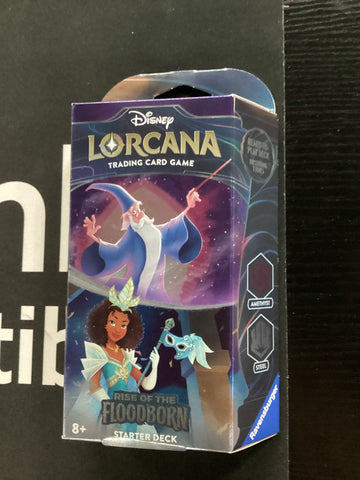 Disney Lorcana Rise of The Floodborn Starter Deck Amethyst & Steel