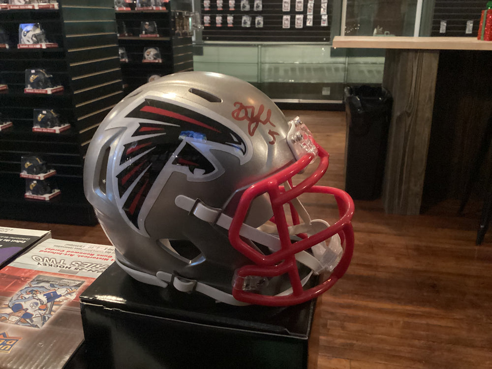 Drake London Signed Mini Helmet