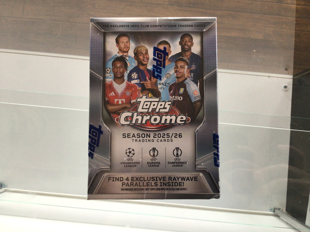 2025-26 Topps Chrome UEFA EPL Soccer Blaster Box
