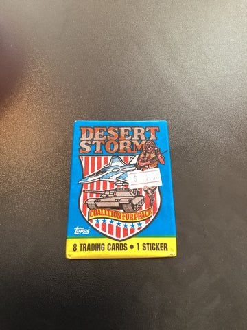 1991 Topps Desert Storm Trading Cards & Stickers