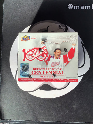 2025-26 Upper Deck Detroit Red Wings Centennial Hockey Box Set