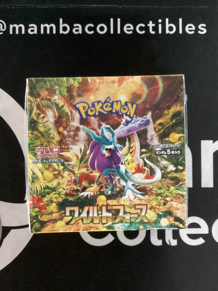 Japanese Pokemon Wild Force Booster Box