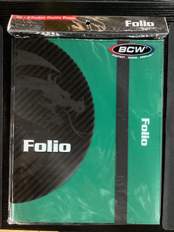 BCW Folio Binder (Green; 360ct)