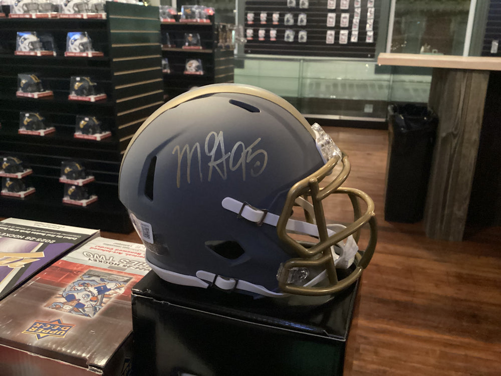 Miles Garrett Signed Mini Helmet