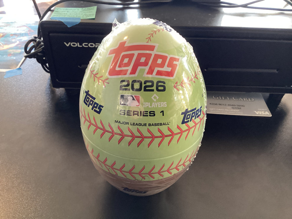 2026 Topps Series 1 Baseball Holiday Egg Tin