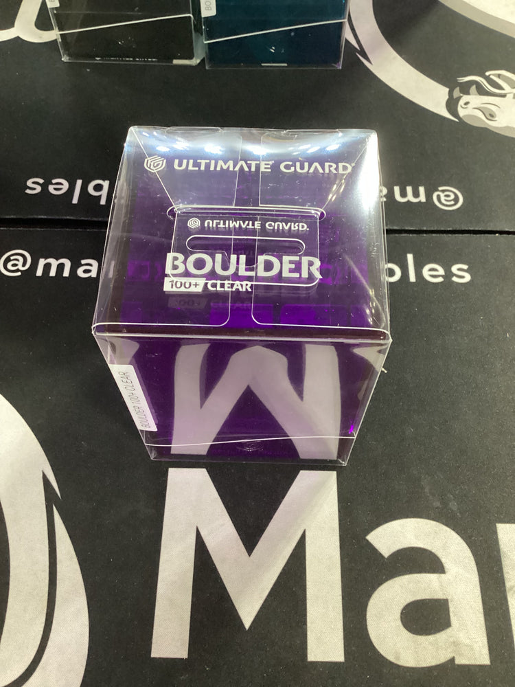 Ultimate Guard Boulder 100+ Clear Deck Case (Amethyst)