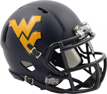 West Virginia Mountaineers Satin Mini Helmet