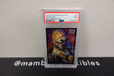 2022 Star Wars Galaxy #90 Crosshair /50 Mojo Refractor PSA 9