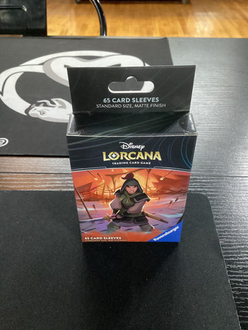 Disney Lorcana Rise of The Floodborn Sleeves Mulan (65 Sleeves)