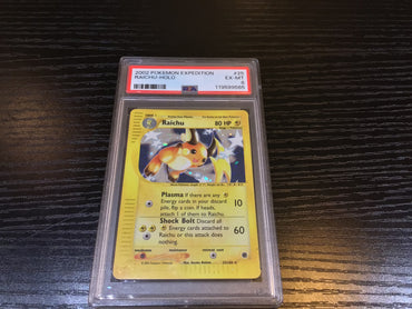 PSA 6 Pokémon Raichu 25/165 - Expedition