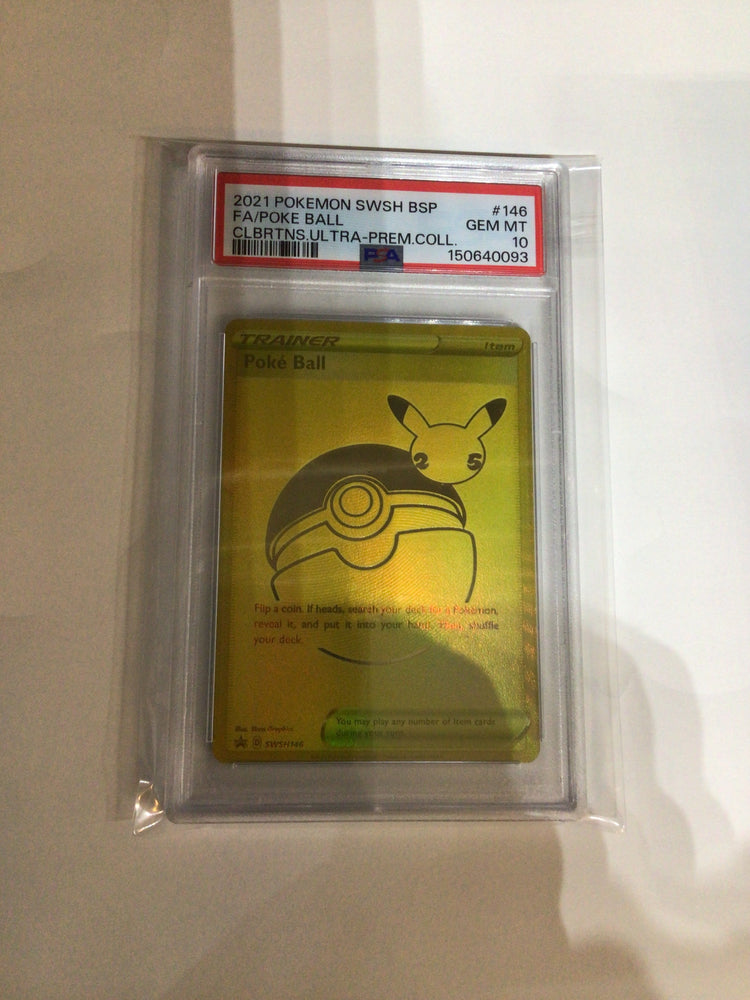 Poke Ball Celebrations Promo PSA10