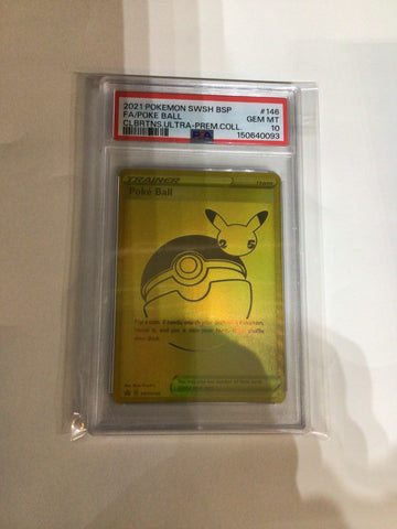 Poke Ball Celebrations Promo PSA10
