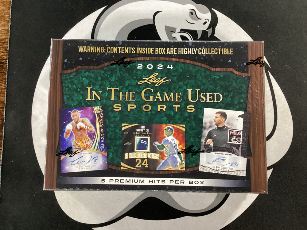 2024 Leaf In The Game Used Sports Hobby