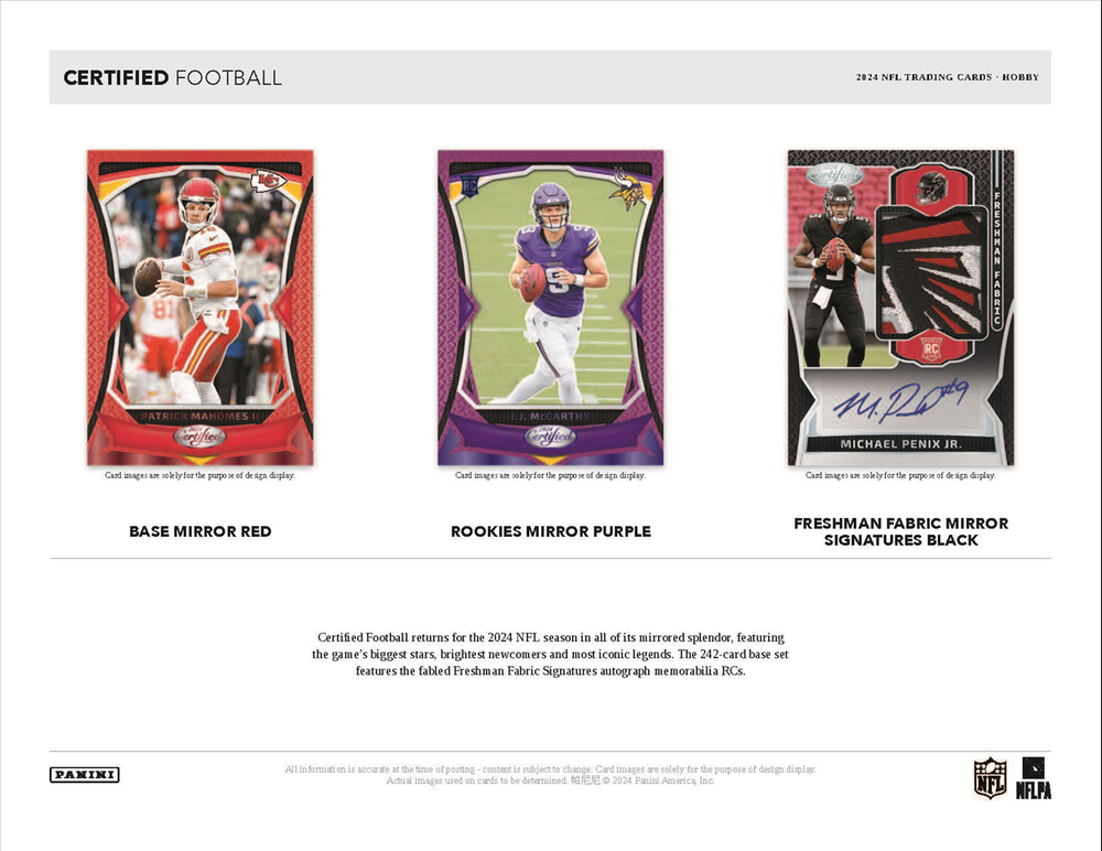 2024 Panini Certified Football Hobby