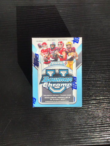 2025 Topps Bowman University Chrome Football Blaster