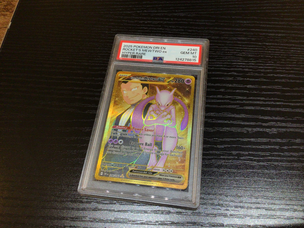 PSA 10 Pokémon Rocket’s Mewtwo ex 240/182 - Destined Rivals