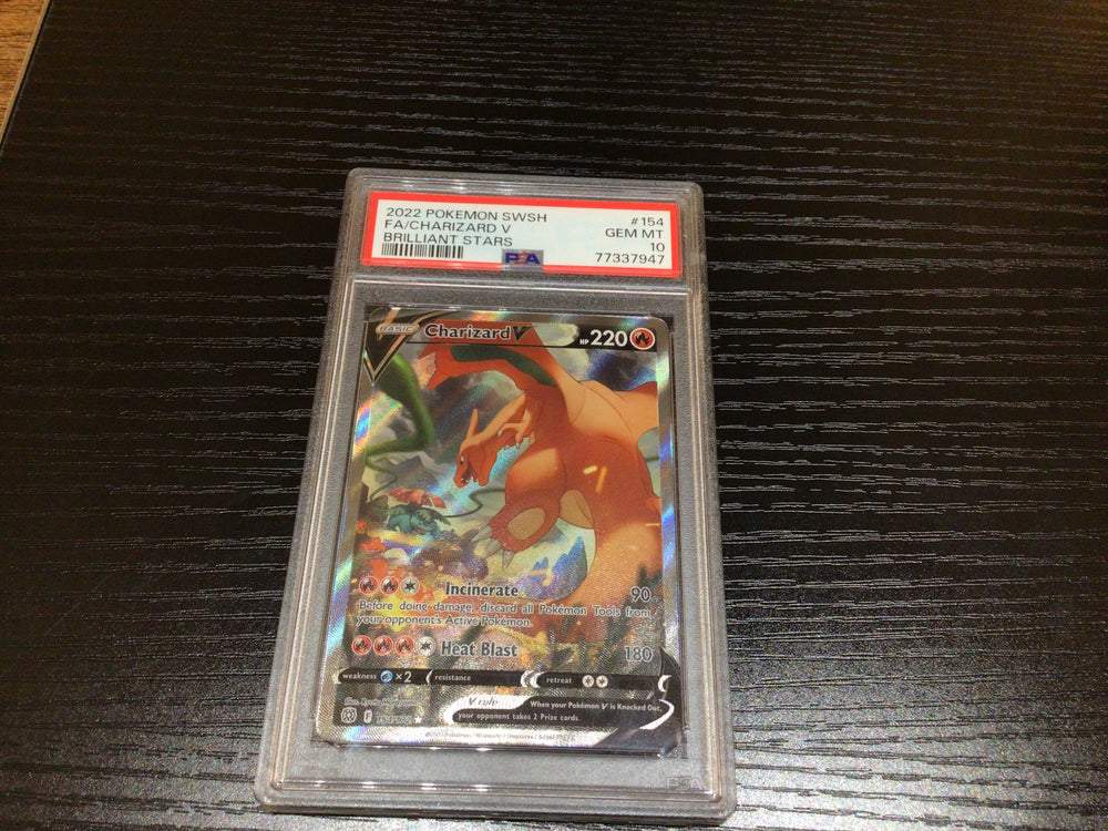 PSA 10 Pokémon Charizard V (Alternate Full Art) 154/172 - Brilliant Stars