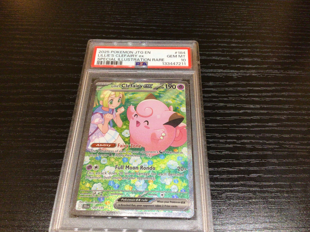 PSA 10 Pokémon Lillie’s Clefairy ex 184/159 - Journey Together