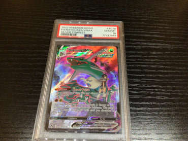 PSA 10 Pokémon Rayquaza VMAX TG20/TG30 - Silver Tempest