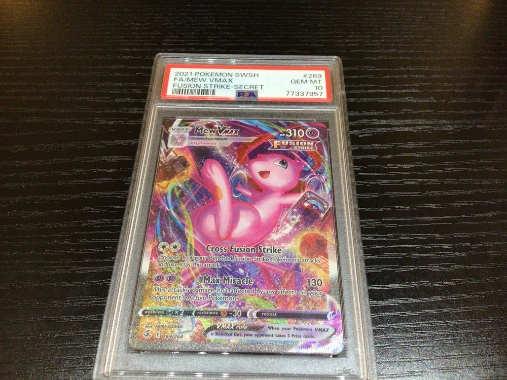 PSA 10 Pokémon Mew VMAX (Alternate Art Secret) 269/264 - Fusion Strike