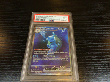 PSA 9 Pokémon Blastoise ex 200/165 - Scarlet & Violet 151