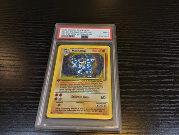PSA 9 Pokémon Machamp (Cello Pack 1st Edition) 8/102 - Deck Exclusive