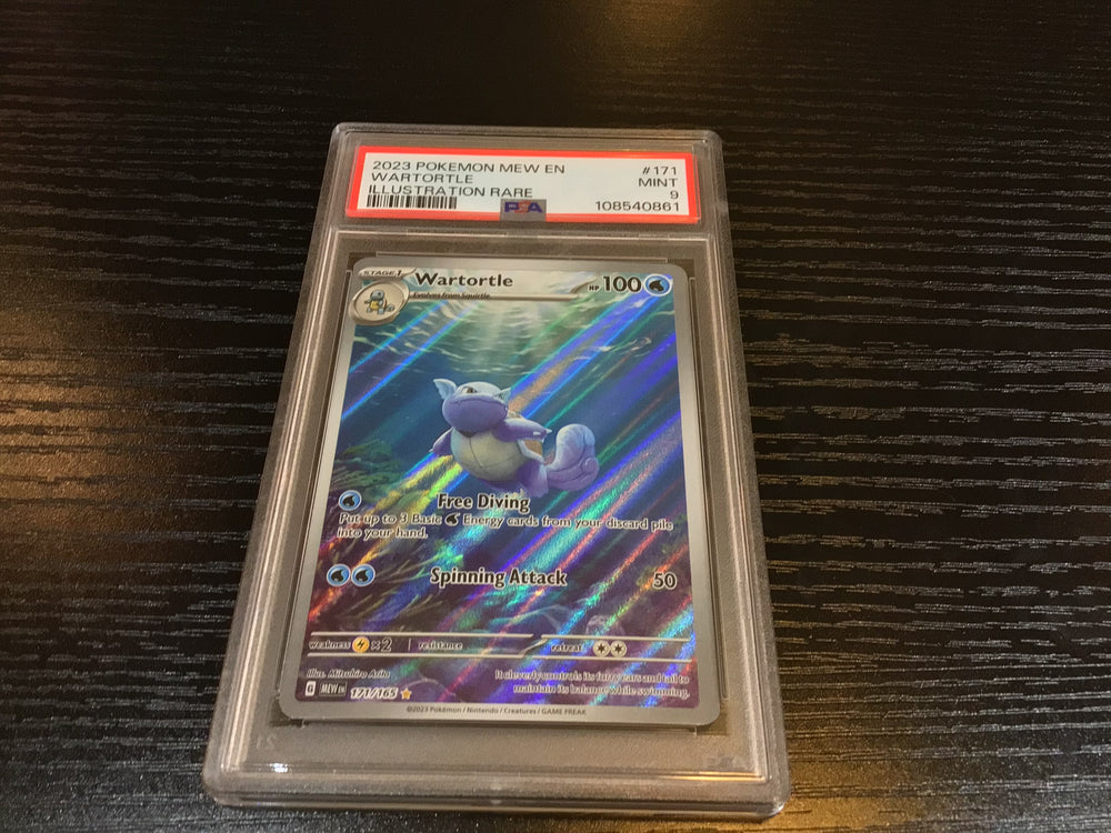 PSA 9 Pokémon Wartortle 171/165 - Scarlet & Violet 151