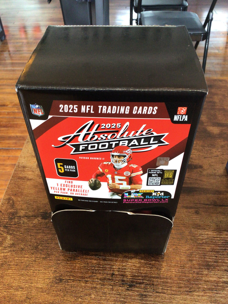 2025 Panini Absolute Football Gravity Feed Box (Yellow Parallel)