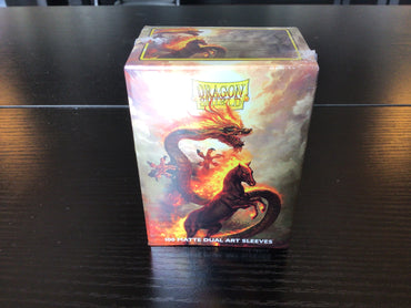 Dragon Shield Matte Dual Art Sleeves Fire Horse