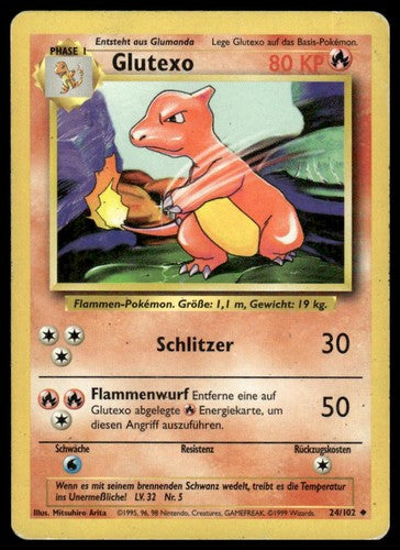 German Pokémon Glutexo (24/102) [Base Set]