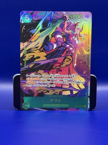 Japanese Yamato One Piece TCG OP01-121 AA Alternative Art Secret Rare Card