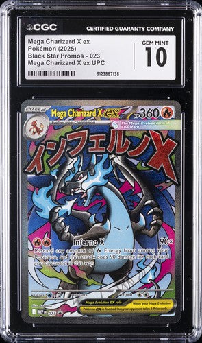 CGC 10 Mega Charizard X ex #023