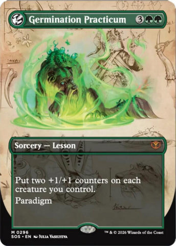 Germination Practicum (Borderless Foil) - Secrets of Strixhaven (SOS)
