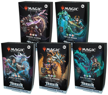 Magic Tarkir: Dragonstorm Commander Deck (Set of 5 Decks) - PREORDER FOR 4/4/25Magic Tarkir: Dragonstorm Commander Deck (Set of 5 Decks) - PREORDER FOR 4/4/25