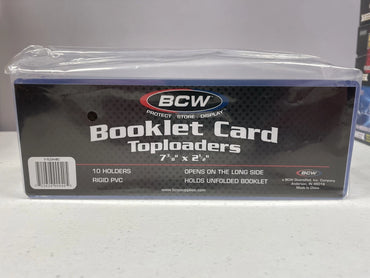 BCW Booklet Card Toploaders - 10 Count