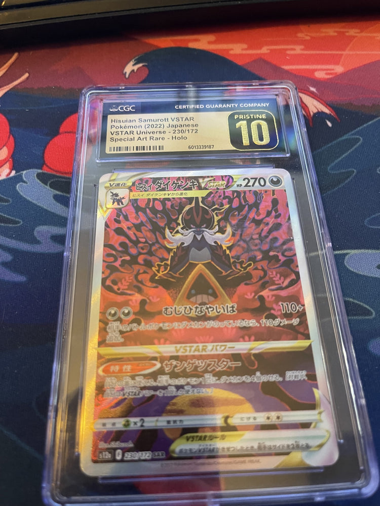 CGC Pristine 10 Pokémon Japan Hisuian Samurott VSTAR 230/172 - VSTAR Universe