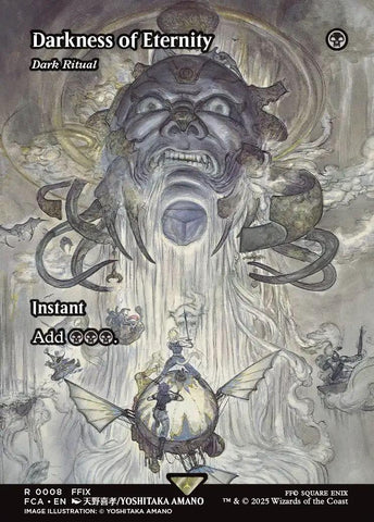 Darkness of Eternity - Dark Ritual (Showcase Foil) [Final Fantasy: Through the Ages]