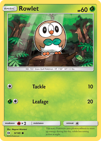 Rowlet (9/149) [Sun & Moon: Base Set]