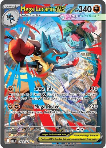 Mega Lucario ex (179/132) [Mega Evolution]