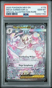 PSA 10 Pokémon Mega Gardevoir EX 178/132 - Mega Evolution