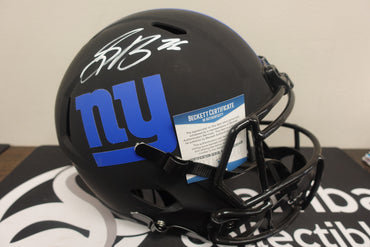 Helmet Saquan Barkley Auto New York Giants